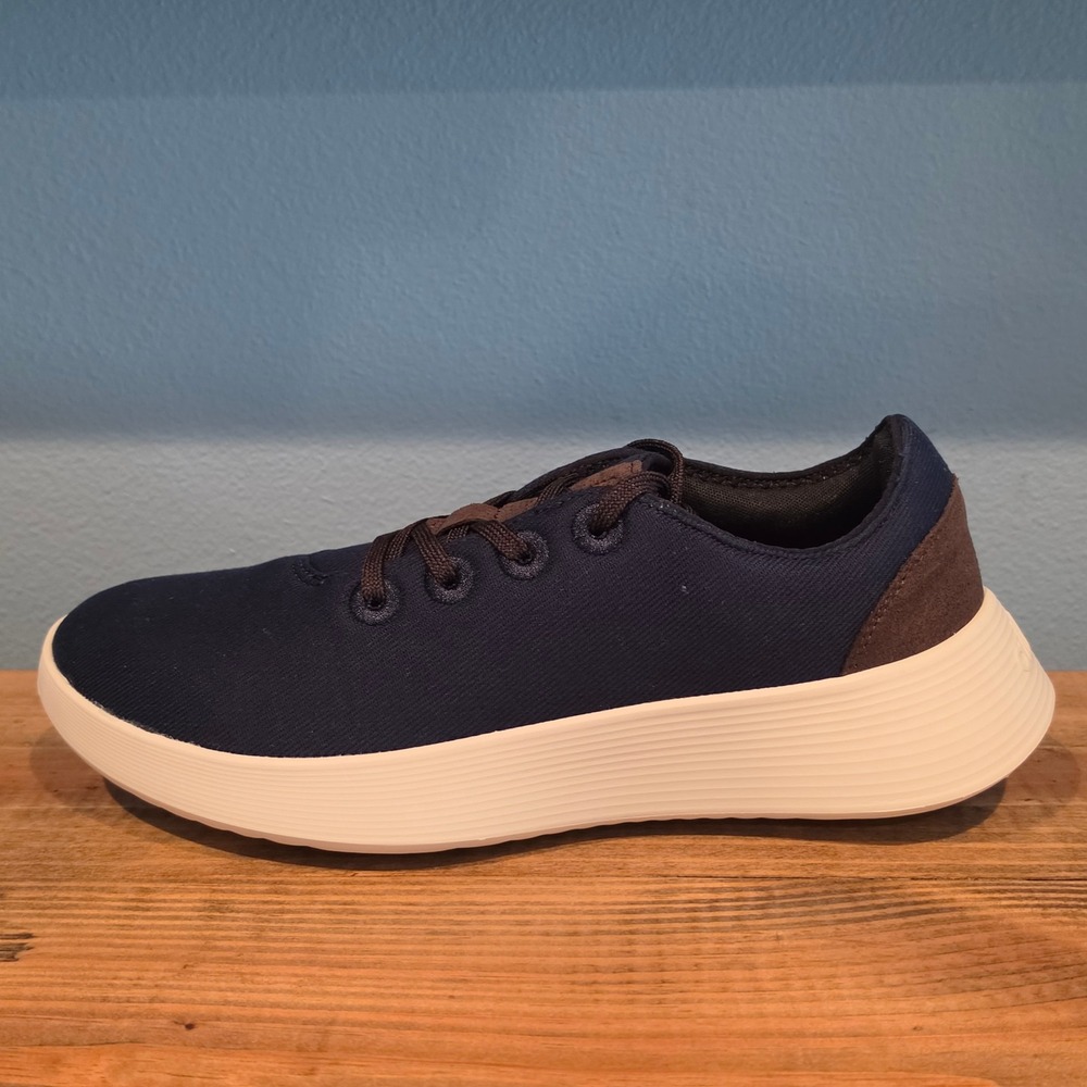 Allbirds Womens Runner Go Luxe Sneakers Navy Blue Athleisure Size 11 - Picture 9 of 10